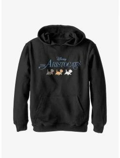 Disney The Aristocats Kitten Walk Logo Youth Hoodie