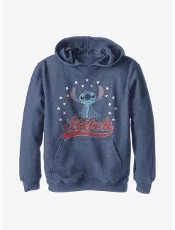 Disney Lilo And Stitch Stitch Americana Youth Hoodie