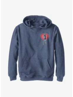 Marvel Black Widow Heart Youth Hoodie