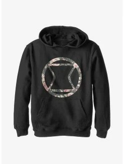 Marvel Black Widow Rose Youth Hoodie