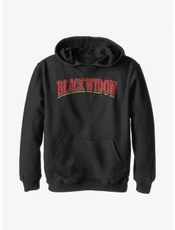 Marvel Black Widow Words Youth Hoodie