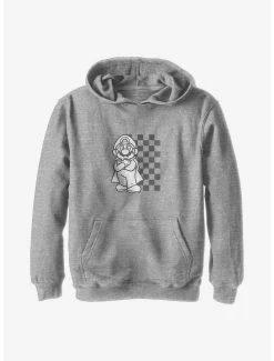 Nintendo Super Mario Checkered Mario Youth Hoodie