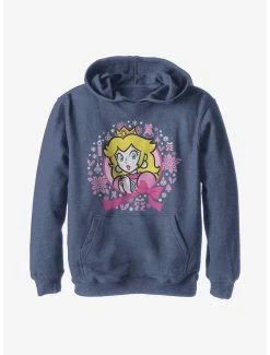 Nintendo Super Mario Peach Xmas Youth Hoodie