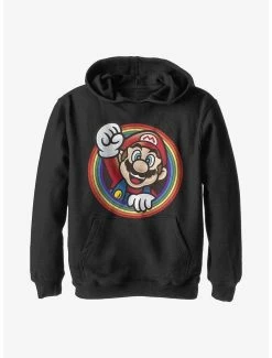 Nintendo Super Mario Rainbow Mario Youth Hoodie