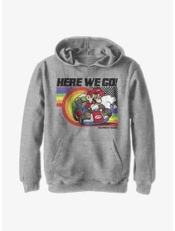 Nintendo Super Mario Rainbow Road Pride Youth Hoodie