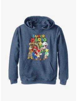 Nintendo Super Mario Super Mario Groupage Youth Hoodie