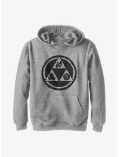 Nintendo The Legend Of Zelda Negaforce Youth Hoodie