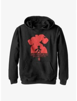 Disney Big Hero 6 Silhouette Baymax Youth Hoodie