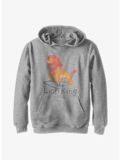 Disney The Lion King Scribble King Youth Hoodie