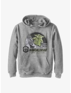 Star Wars The Mandalorian Child In Space Youth Hoodie