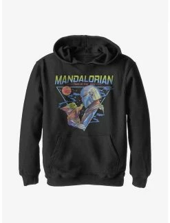 Star Wars The Mandalorian Triangle Youth Hoodie