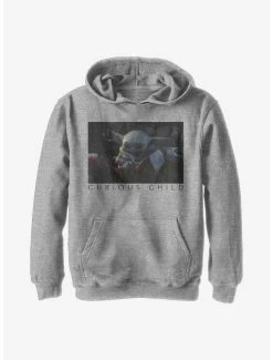 Star Wars The Mandalorian Curious Photo Youth Hoodie