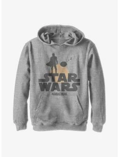 Star Wars The Mandalorian Sunset Duo Youth Hoodie