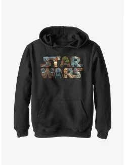 Star Wars Character Logo Youth Hoodie