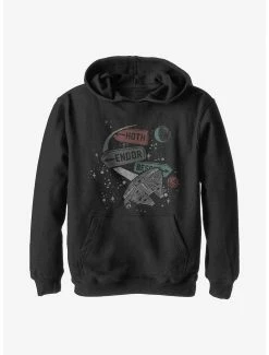 Star Wars Planet Map Youth Hoodie