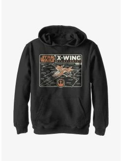 Star Wars Episode IX: The Rise Of Skywalker Starfigher Schematic Youth Hoodie