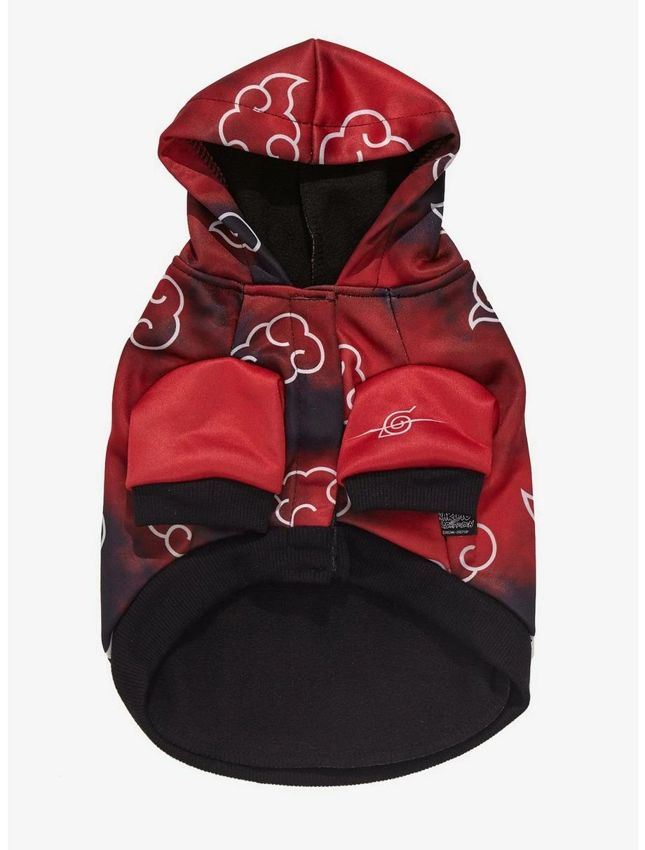 Naruto Shippuden Akatsuki Clouds Tie-Dye Pet Hoodie - BoxLunch Exclusive 1 Naruto Shippuden Akatsuki Clouds Tie-Dye Pet Hoodie - BoxLunch Exclusive
