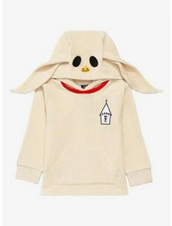 Disney The Nightmare Before Christmas Zero Corduroy Eared Toddler Hoodie - BoxLunch Exclusive
