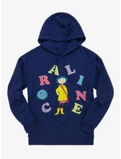 Coraline Coraline Jones Letter Portrait Hoodie - BoxLunch Exclusive