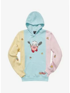 Nintendo Kirby Chef Kirby Color Blocked Hoodie - BoxLunch Exclusive