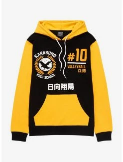 Haikyu!! Karasuno High School Volleyball Club Color Block Hoodie