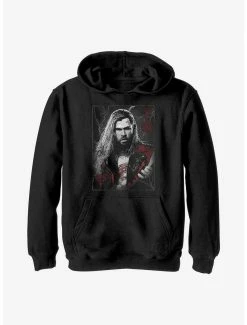 Marvel Thor: Love And Thunder Metalhead Thor Youth Hoodie