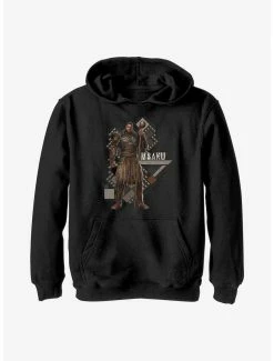 Marvel Black Panther: Wakanda Forever Mbaku Pattern Youth Hoodie
