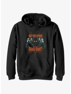 Star Wars Are You Afraid Of The Dark Side Youth Hoodie