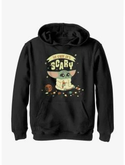 Star Wars The Mandalorian The Child It's Scary Youth Hoodie