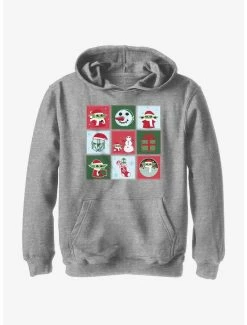 Star Wars The Mandalorian Holiday Boxes Youth Hoodie