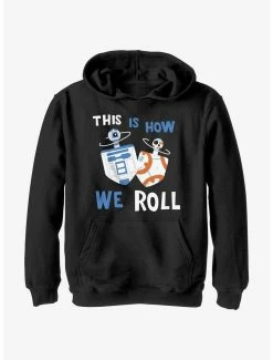 Star Wars Droid Dreidels Youth Hoodie