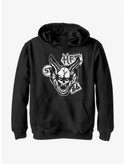 Stranger Things Cutout Hellfire Demon Youth Hoodie