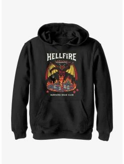 Stranger Things Hellfire Hawkins High Club Youth Hoodie