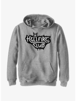 Stranger Things Hellfire Club Demon Logo Youth Hoodie
