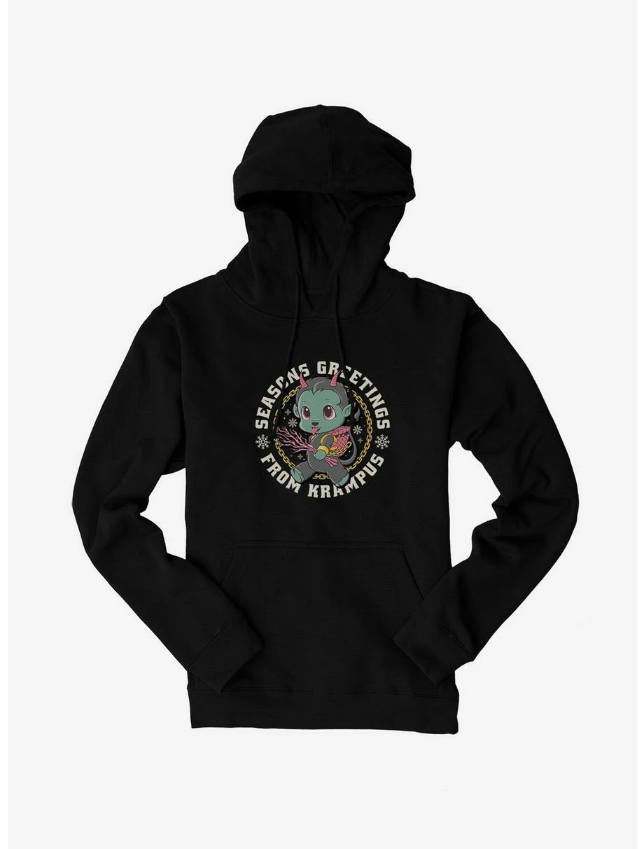 Season's Greetings From Krampus Chibi Hoodie 1 Season's Greetings From Krampus Chibi Hoodie