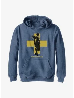 Overwatch 2 Mercy Silhouette Youth Hoodie