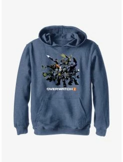 Overwatch 2 Group Action Shot Youth Hoodie