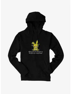 It's Happy Bunny Compliments Only Hoodie