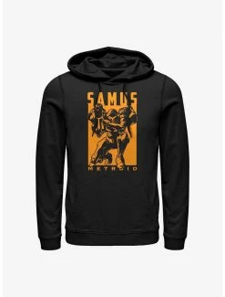 Nintendo Metroid Samus Action Poster Hoodie