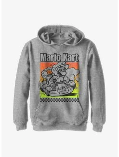 Nintendo Mario Turn And Burn Youth Hoodie