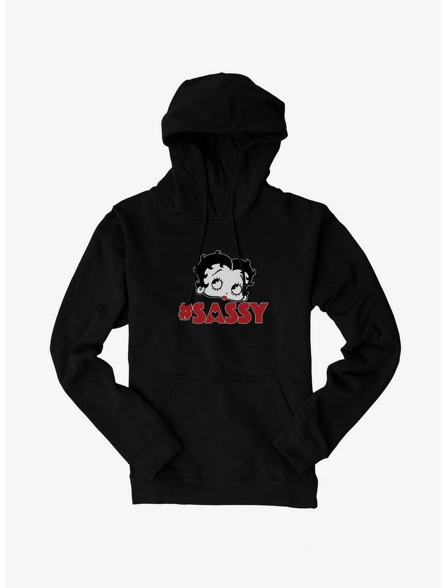 Betty Boop Hashtag Sassy Hoodie 1 Betty Boop Hashtag Sassy Hoodie