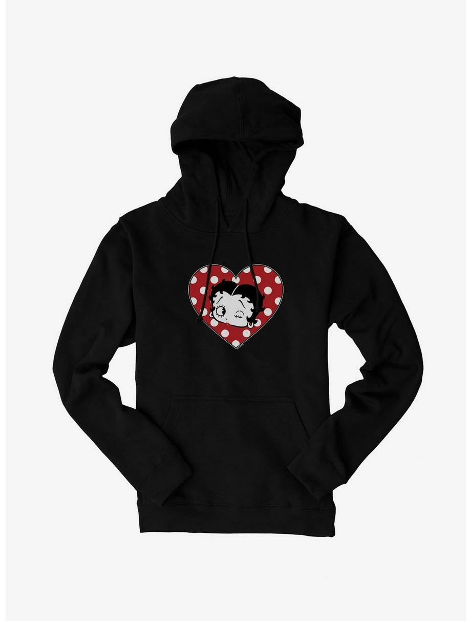 Betty Boop Spotted In Love Hoodie 1 Betty Boop Spotted In Love Hoodie