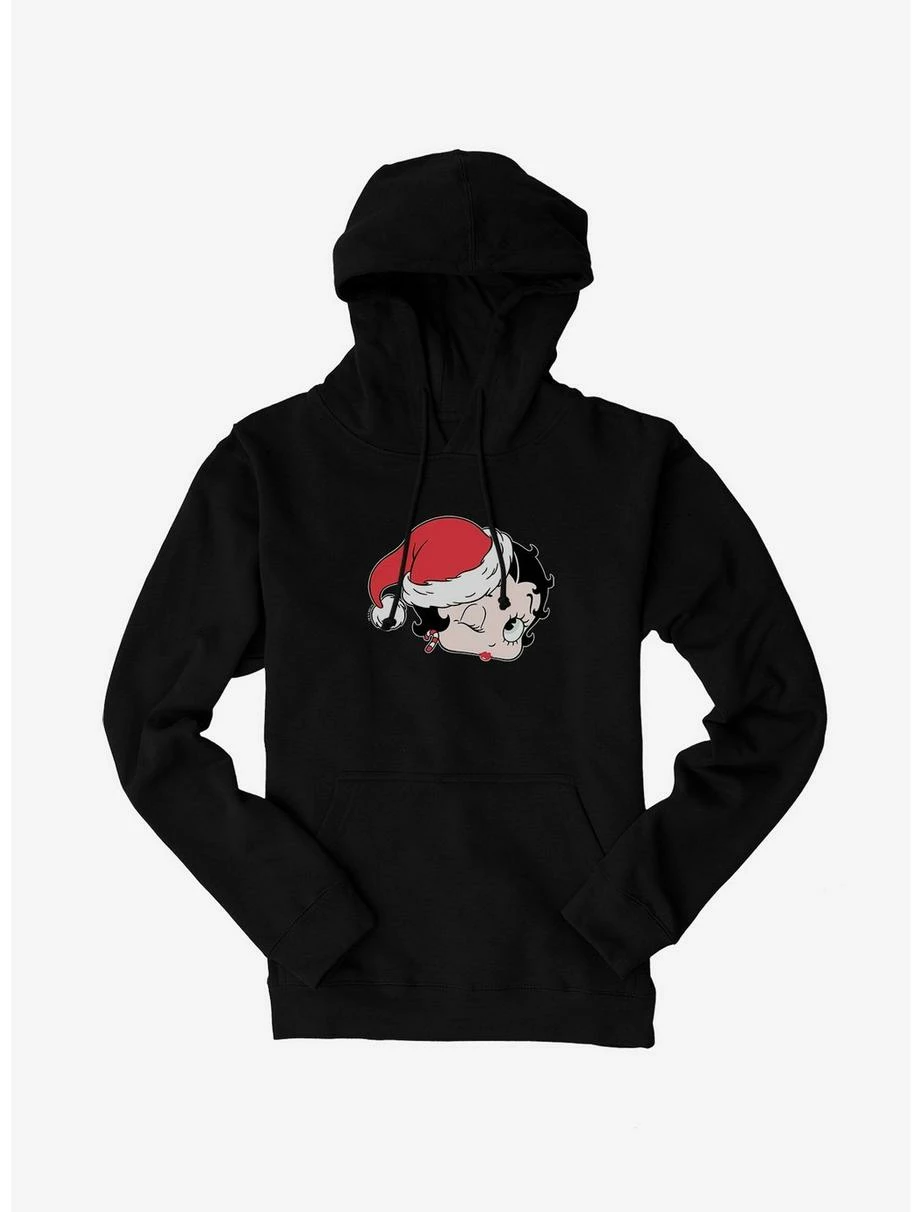 Betty Boop Christmas Kiss Hoodie 1 Betty Boop Christmas Kiss Hoodie