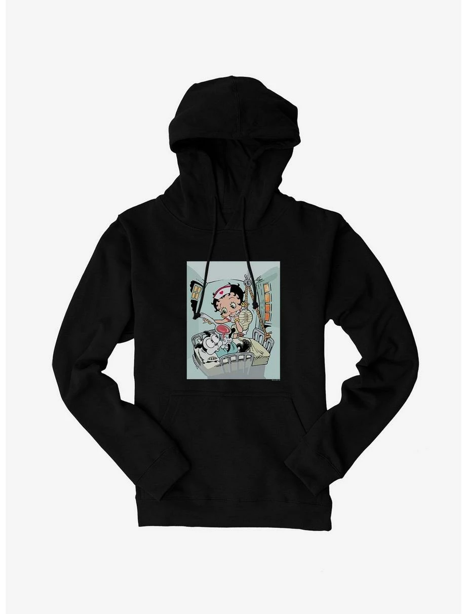 Betty Boop Medicine Time Hoodie 1 Betty Boop Medicine Time Hoodie