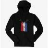 Betty Boop Red And Blue Fireworks Hoodie
