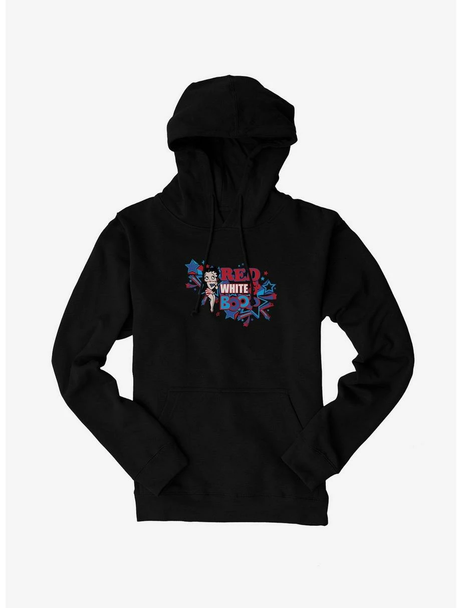 Betty Boop Red White And Boop Hoodie 1 Betty Boop Red White And Boop Hoodie