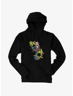 Betty Boop USA Rainbow Heart And Stars Hoodie