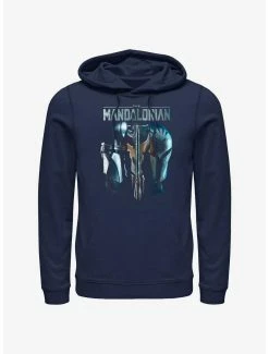 Star Wars The Mandalorian Din Djarin & Bo-Katan Mythosaur Hoodie BoxLunch Web Exclusive