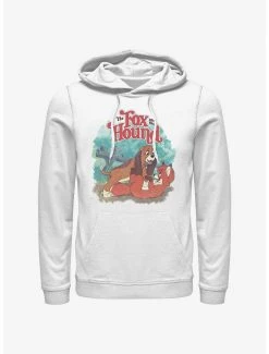Disney The Fox And The Hound Playful Friends Logo Hoodie