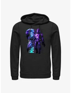 Star Wars The Mandalorian Mando Glitch Hoodie